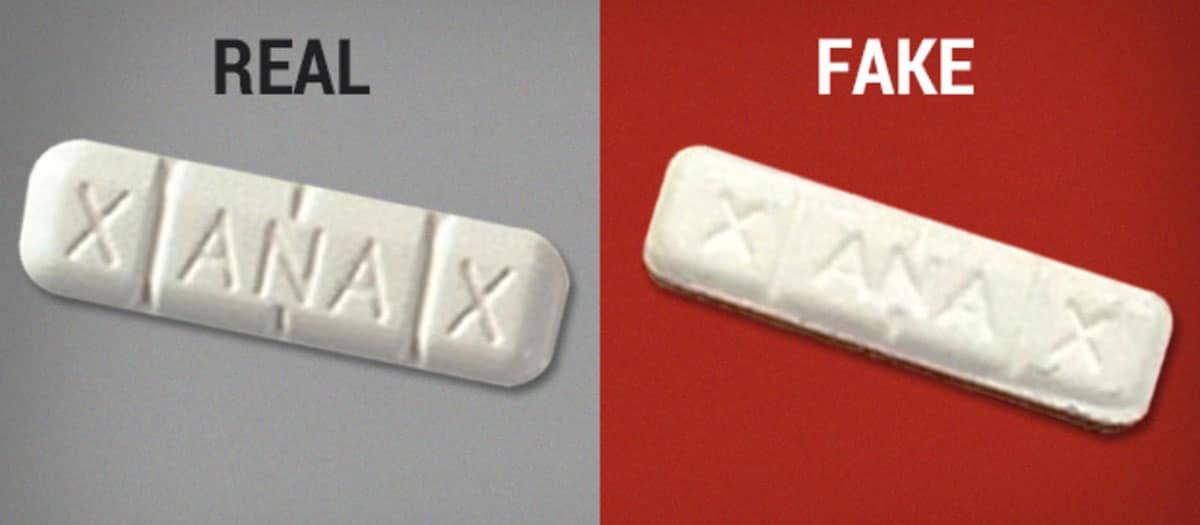 fake xanax