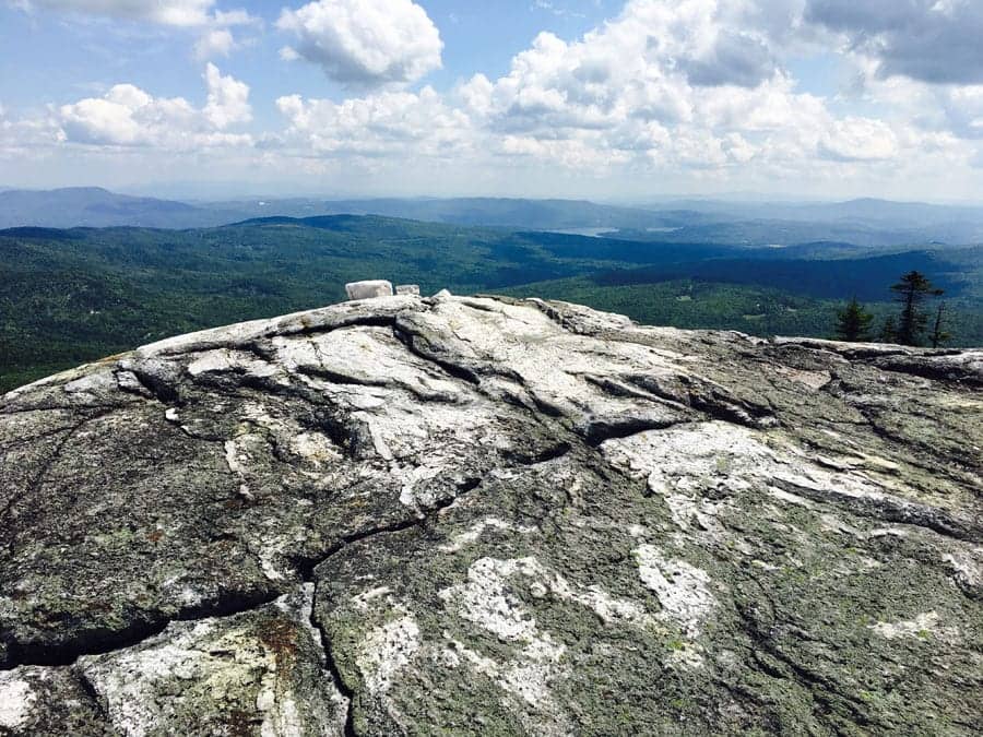 Camping Trip- view from the top of a mountain