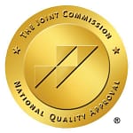 The Joint Commission National Quality Approval - Accredited for healthcare quality and safety.