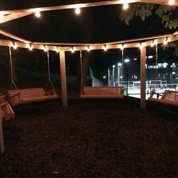 Bench Swings - Night