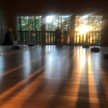 Mt Sinai Yoga Room at Sunset