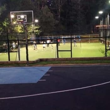 Sports Field and Court at Night