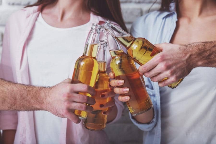 peer pressure alcohol drinking party drug use substance addiction stress